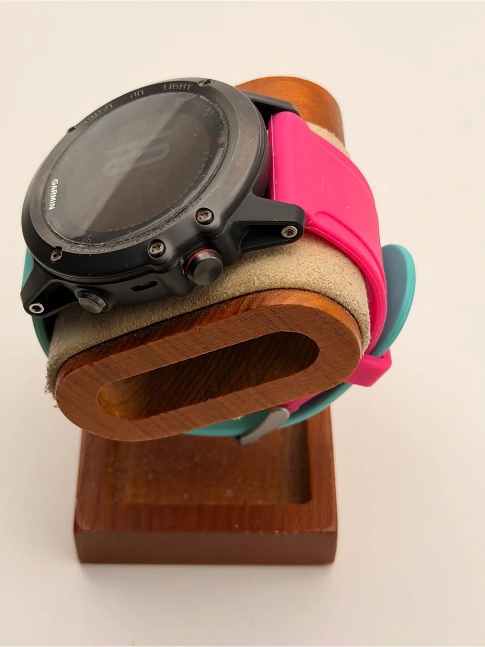 Garmin Fenix 3, Black/pink, Tested, Charger Included, Aftermarket Band, Tested